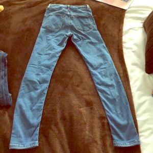 Top shop high waisted jeans - light wash